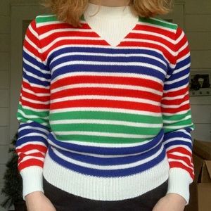 Vintage 80’s Striped Sweater